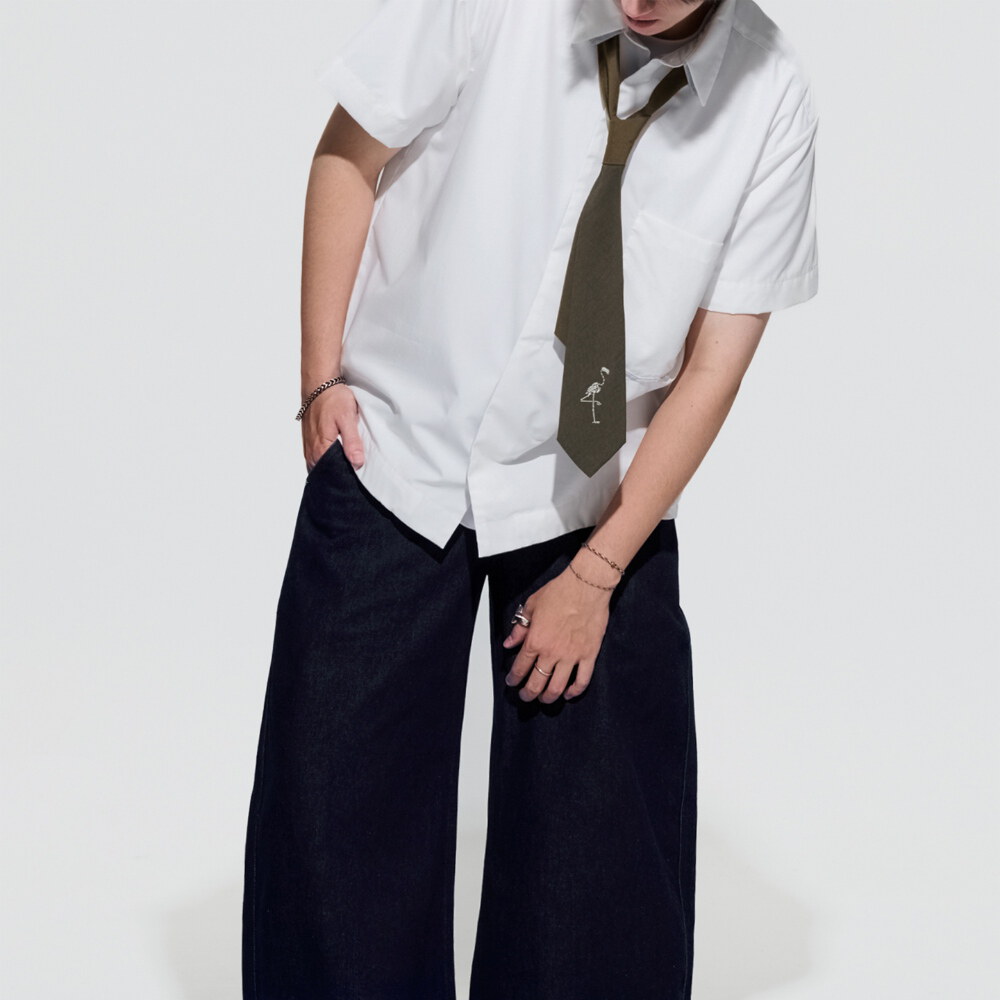 拼色領帶 Two-Tone Crane Tie