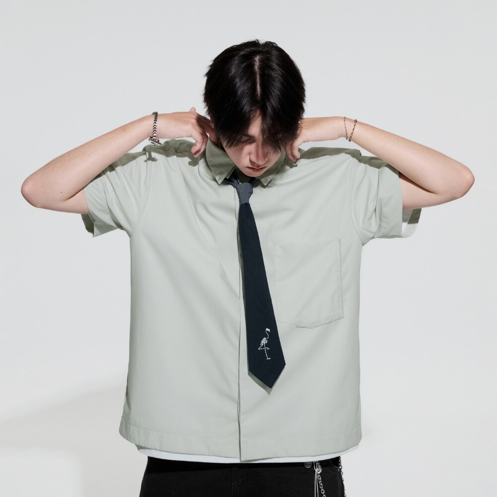 拼色領帶 Two-Tone Crane Tie