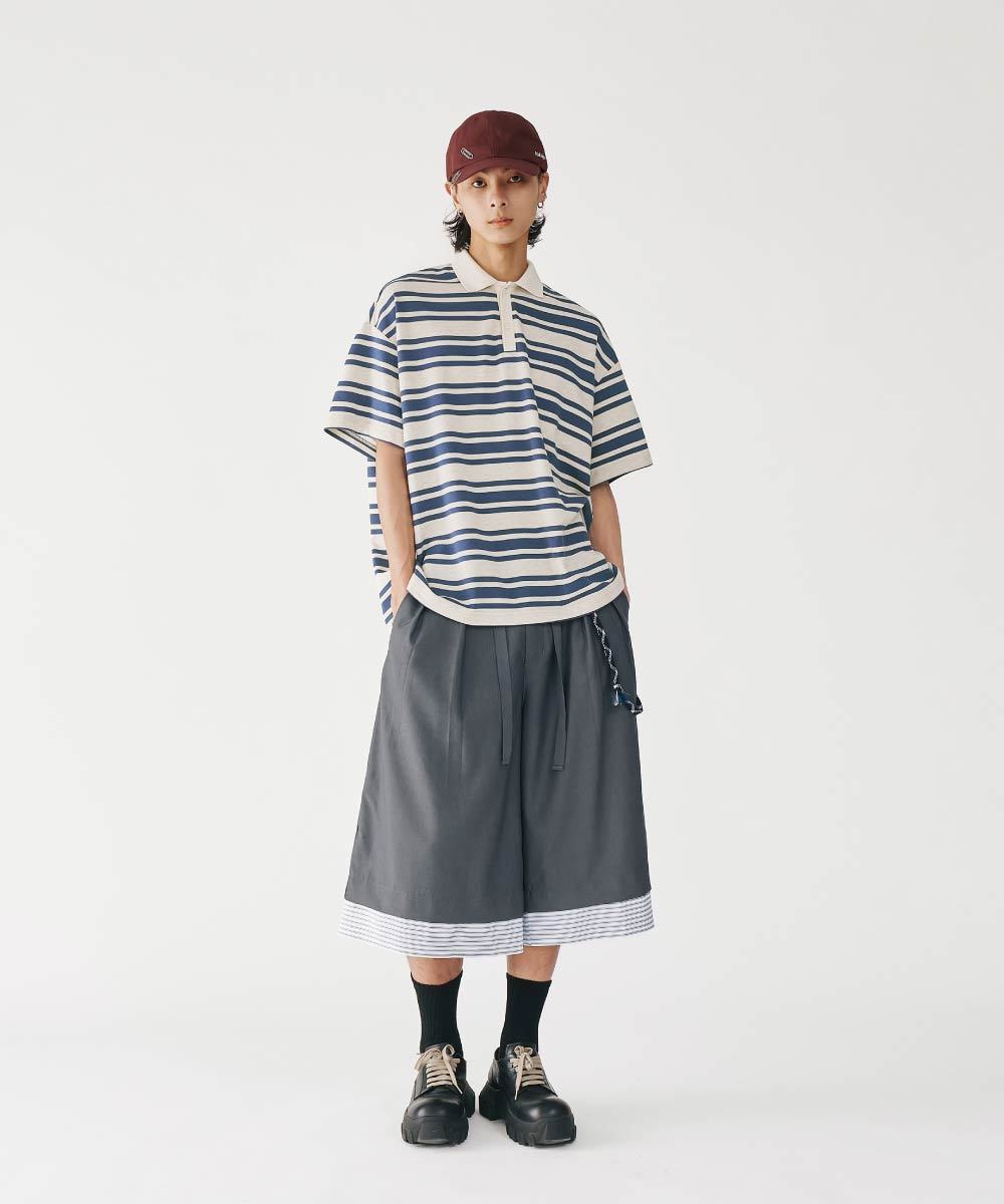 條紋Polo衫 Wide Stripe Polo