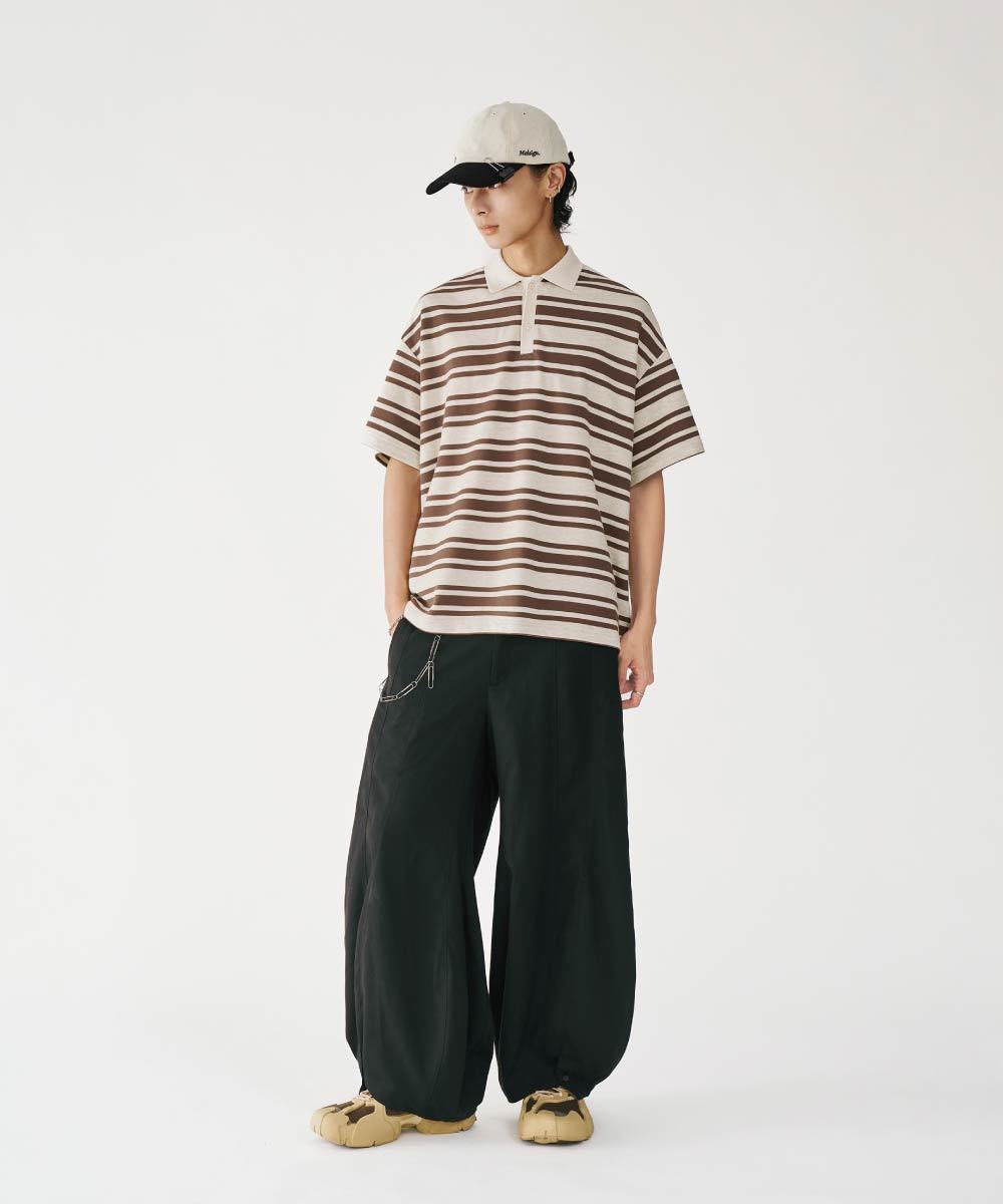 條紋Polo衫 Wide Stripe Polo