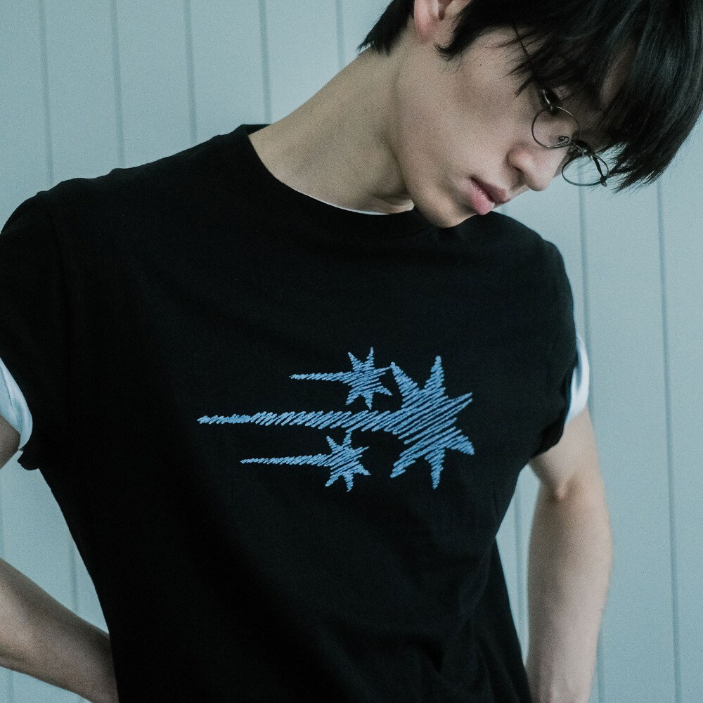 手繪星星上衣 SKETCH 3STAR BASIC TEE