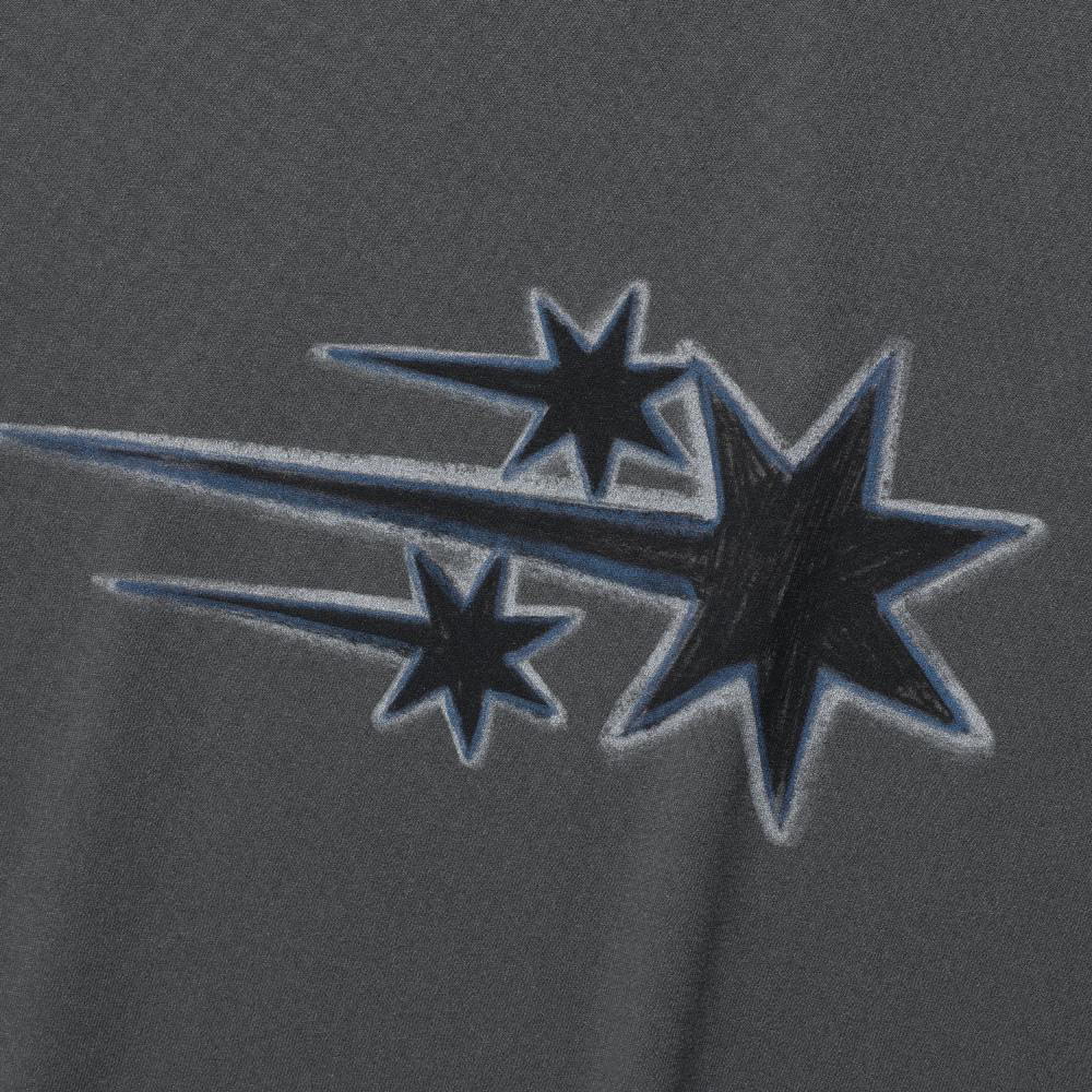 星星上衣 DRAWING 3STAR BIG CROP TEE