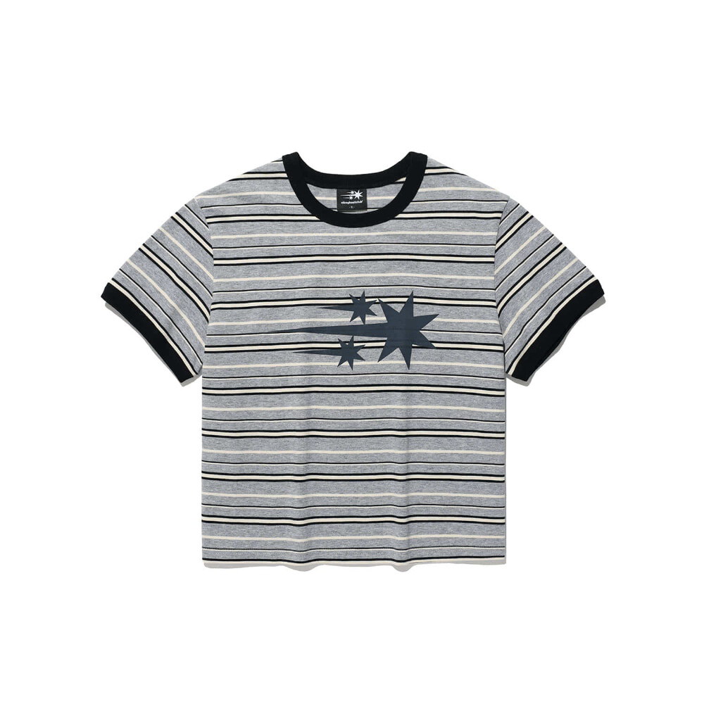 條紋星星上衣 STRIPE 3STAR BASIC RINGER TEE