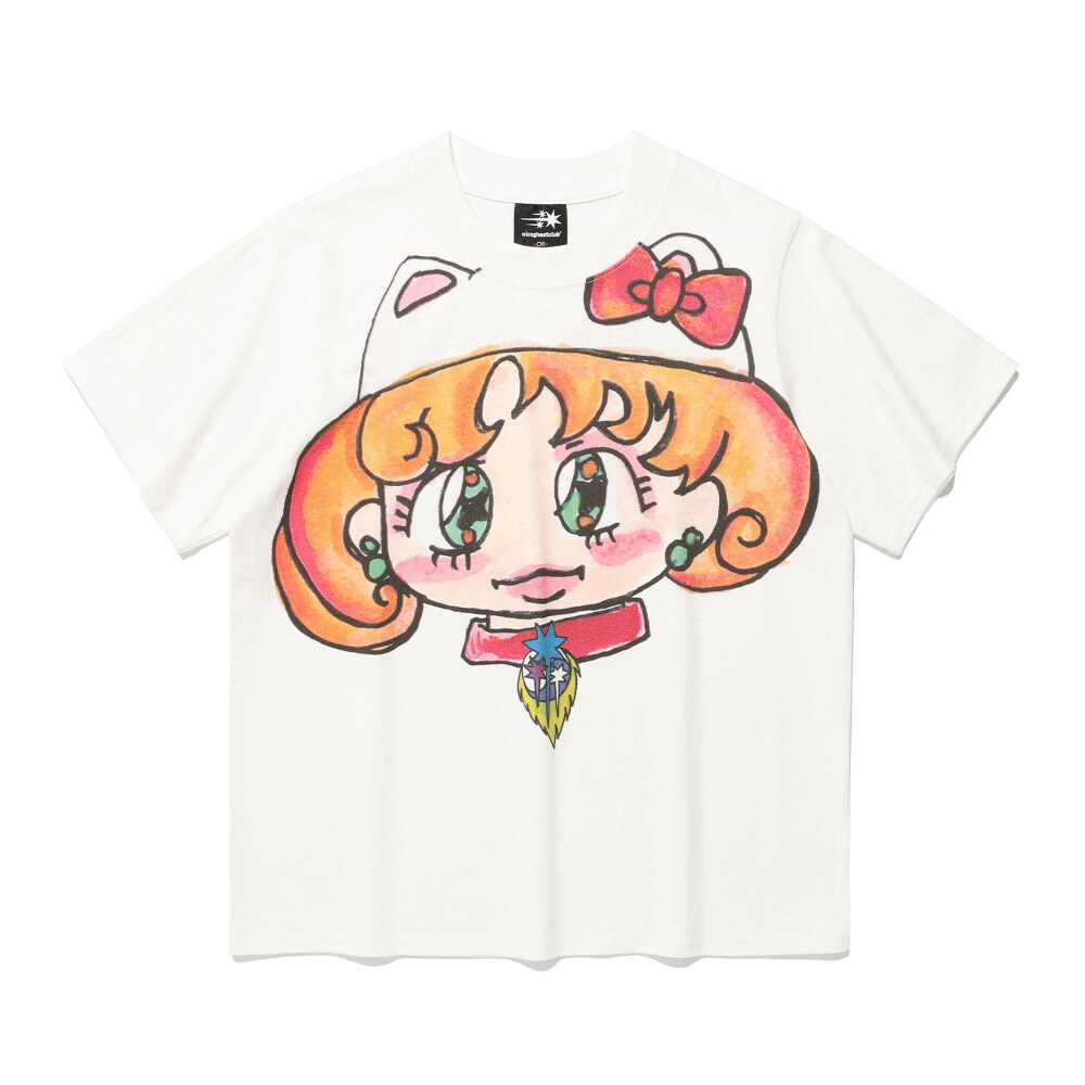 女孩圖像上衣 GHOSTSOULGIRL CAT TEE