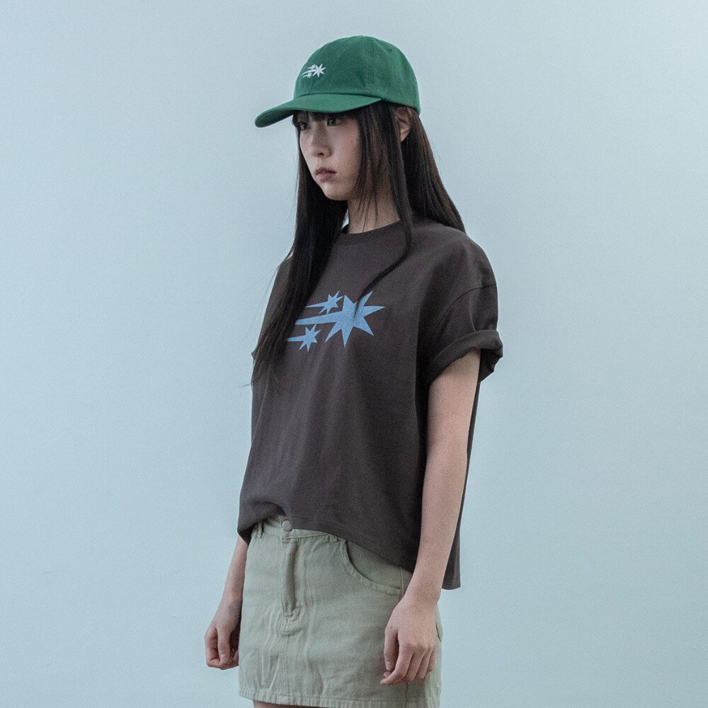 星星圖像上衣 3STAR BIG CROP TEE