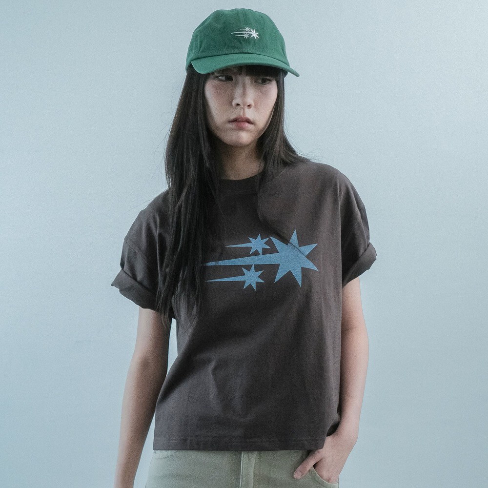 星星圖像上衣 3STAR BIG CROP TEE