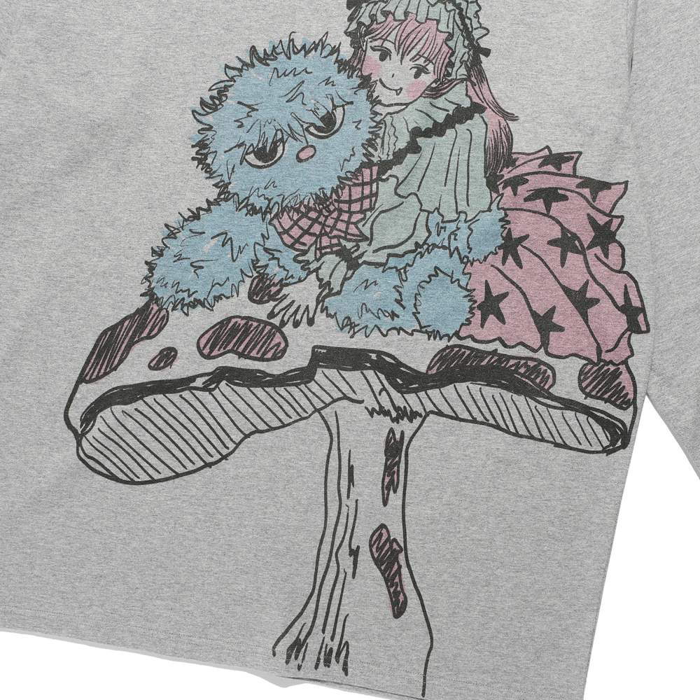 寬鬆圖像長TEE HUG BLUEBOY BIGBIG LS TEE