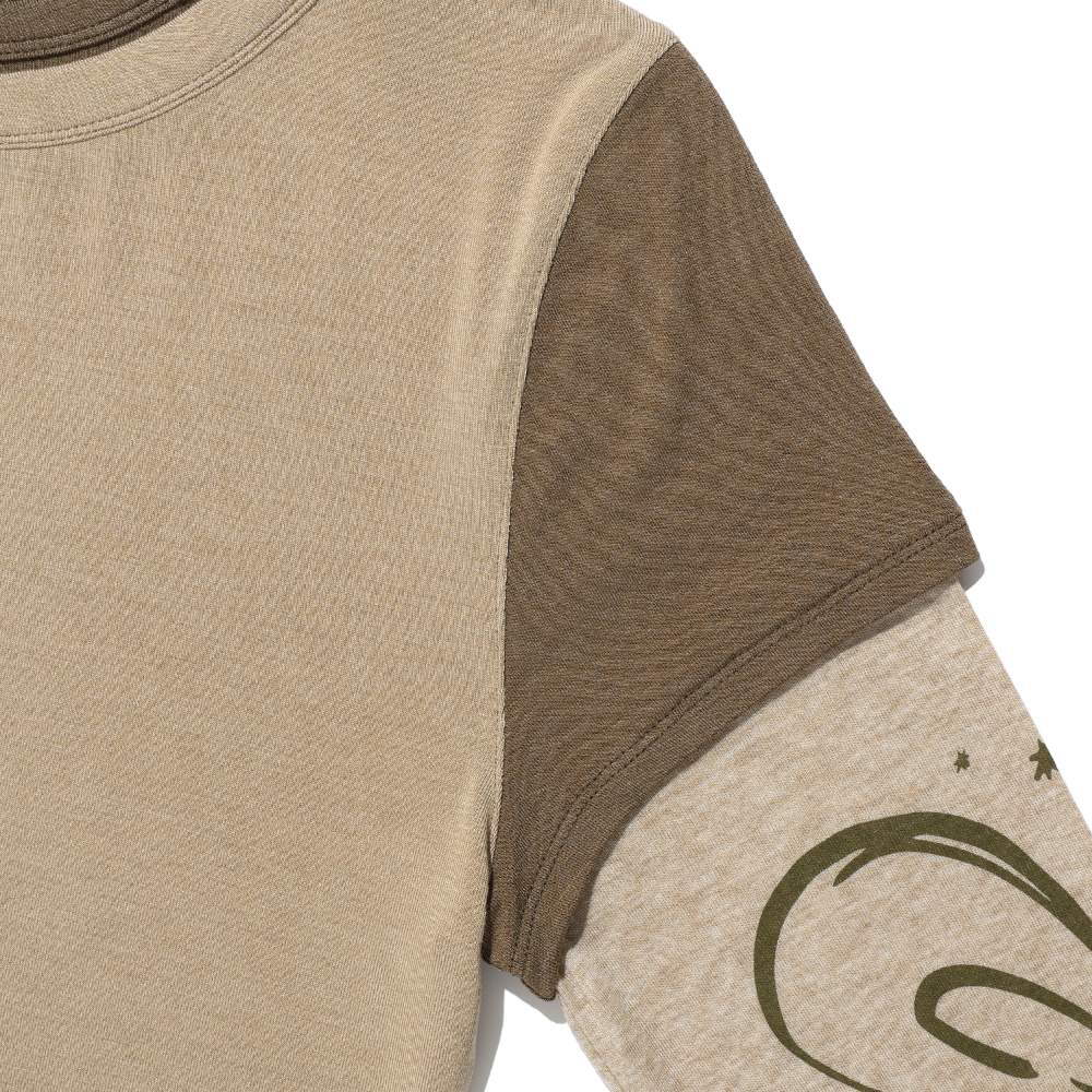 圖騰層次上衣 TATTOO LAYERED LS TEE