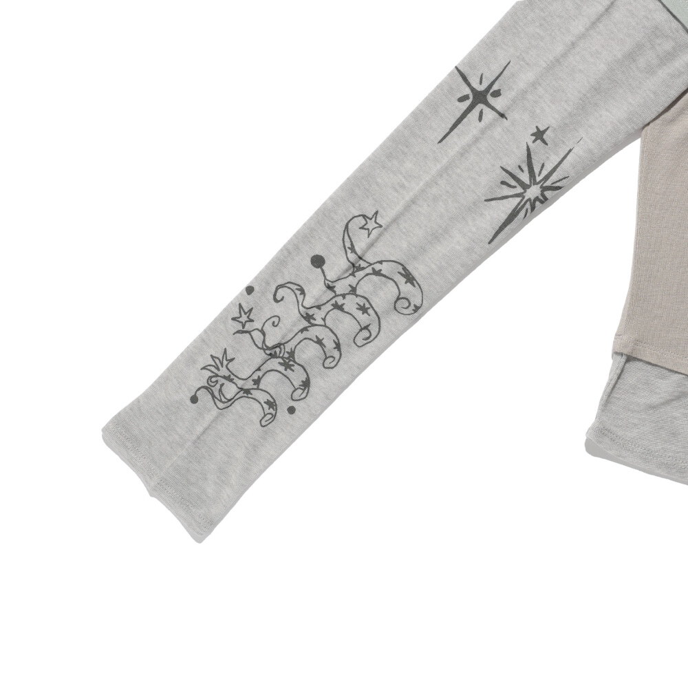 圖騰層次上衣 TATTOO LAYERED LS TEE