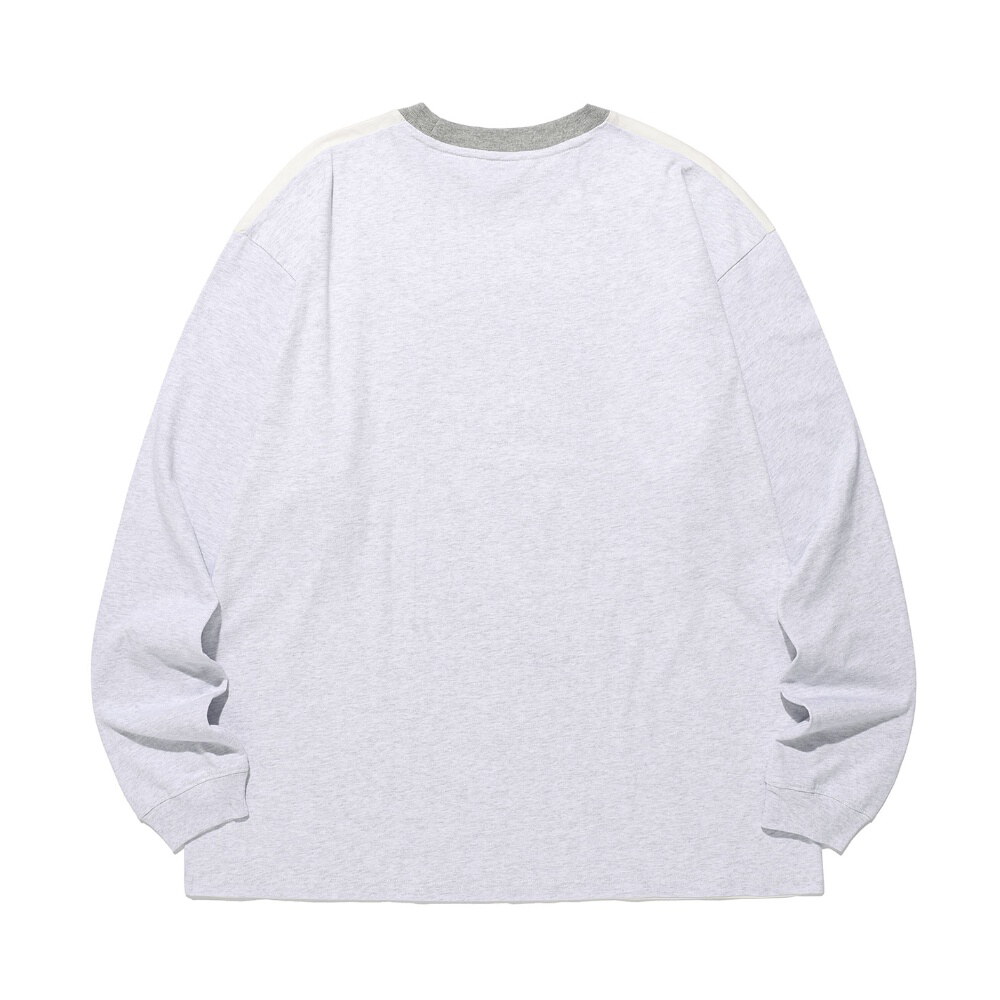 寬版撞色長TEE PINK BOY BIGBIG LS TEE