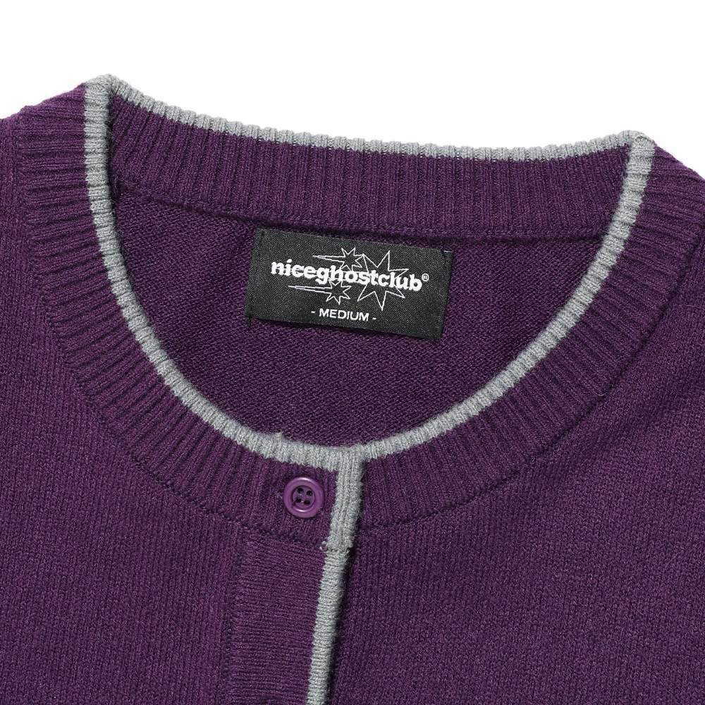 撞色針織開襟衫 TRIM LINE CARDIGAN
