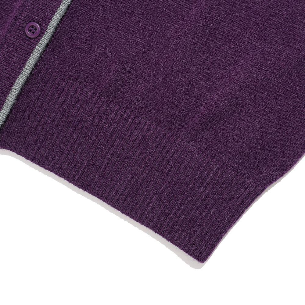 撞色針織開襟衫 TRIM LINE CARDIGAN