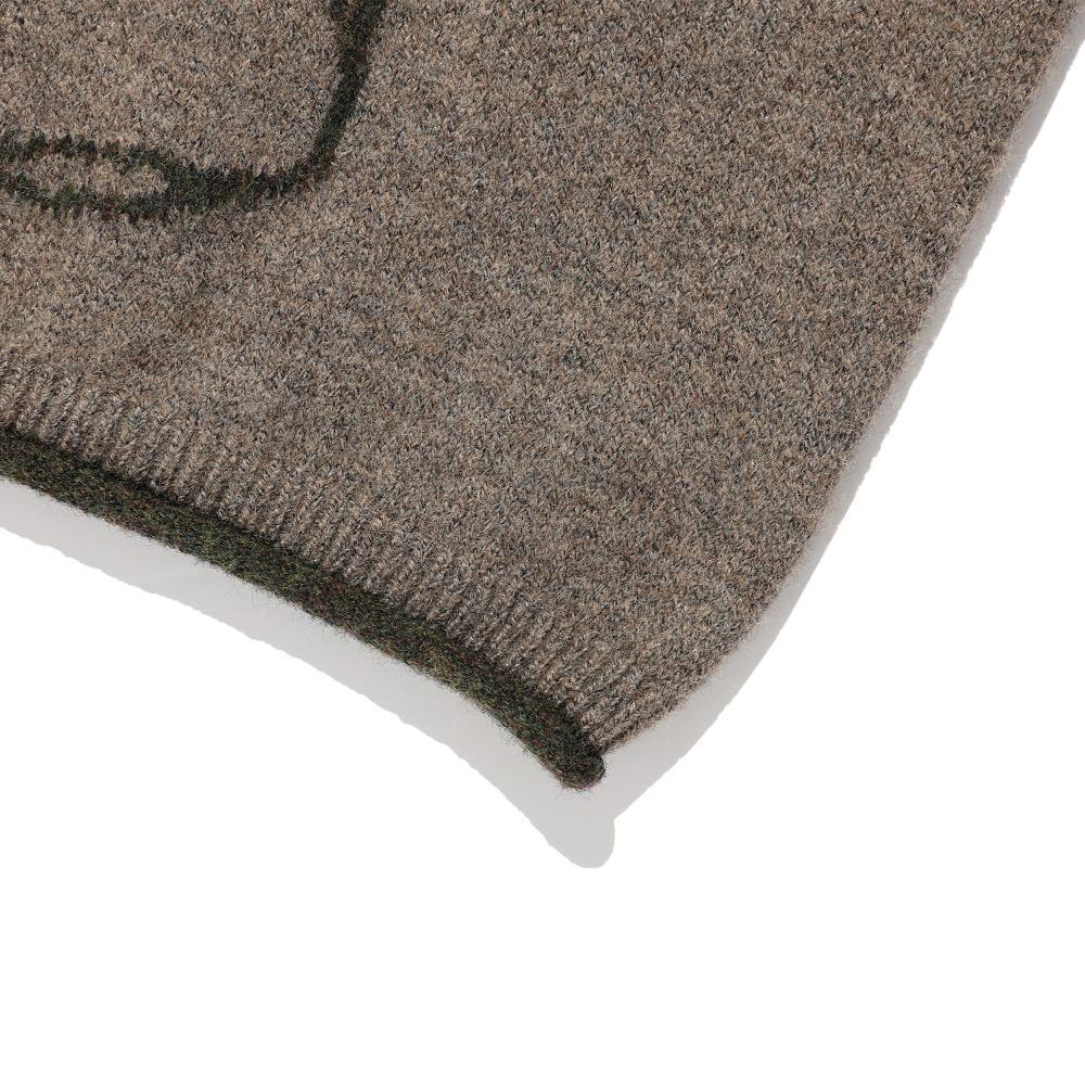 小熊針織上衣 BEAR GRAPHIC WIDE CROP KNIT