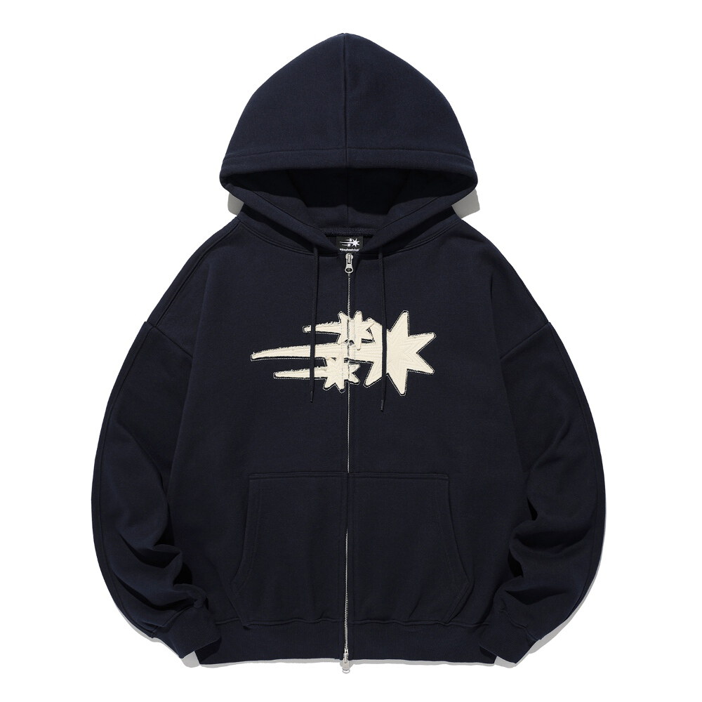 連帽外套 3STAR APPLIQUE HOODIE ZIP UP