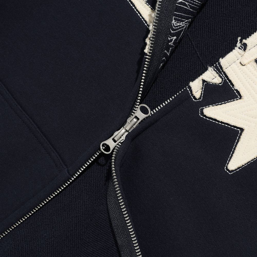 連帽外套 3STAR APPLIQUE HOODIE ZIP UP