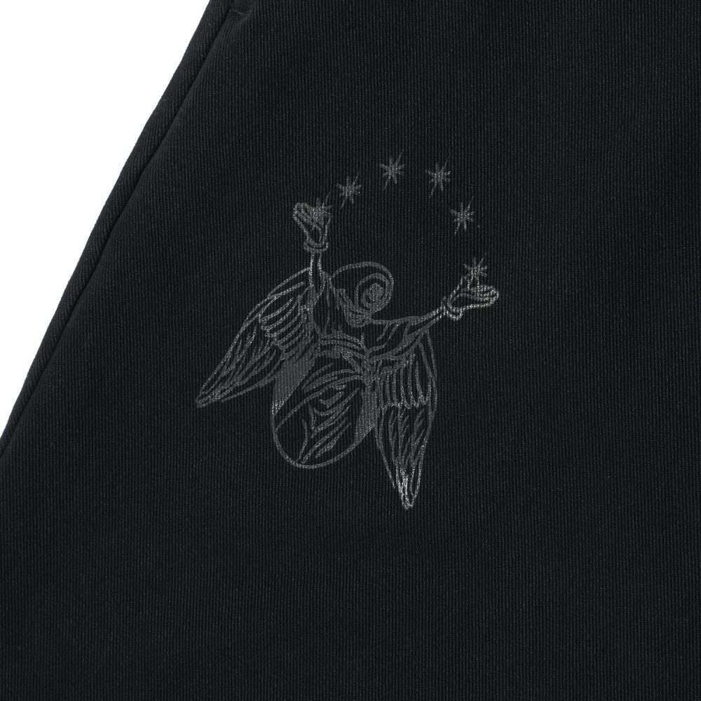 手繪圖騰水洗寬褲 DOODLE COTTON WASHED PANTS