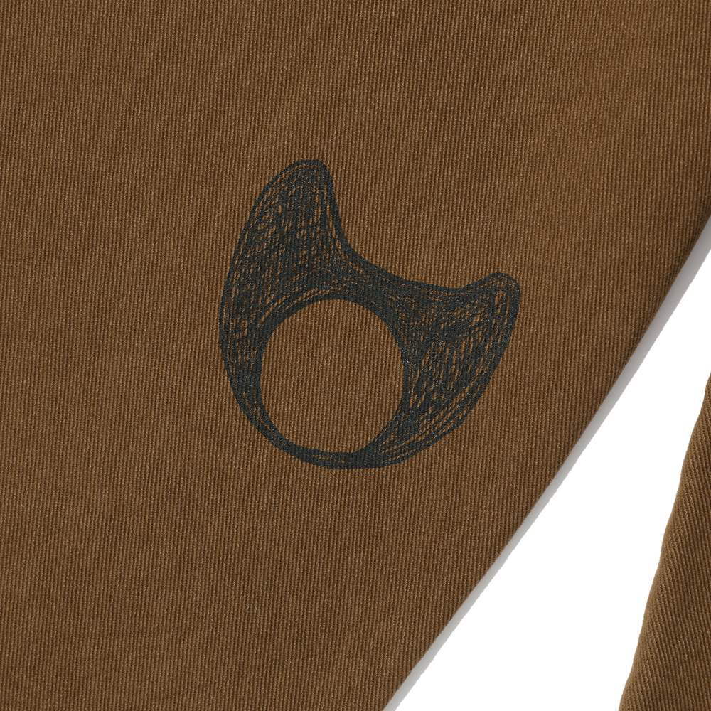 手繪圖騰水洗寬褲 DOODLE COTTON WASHED PANTS