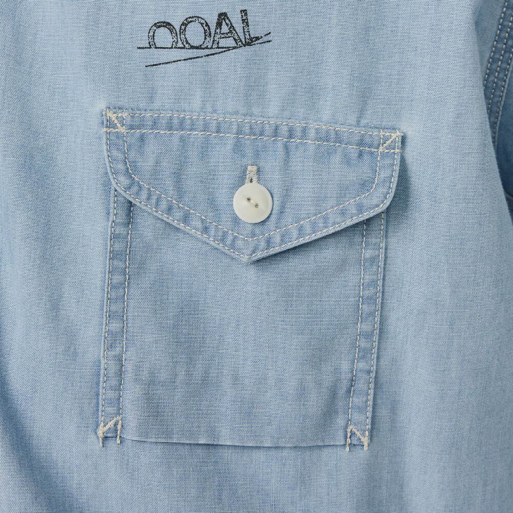 寬版襯衫 Regular Collar Chambray Shirt