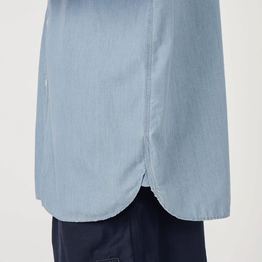 寬版襯衫 Regular Collar Chambray Shirt