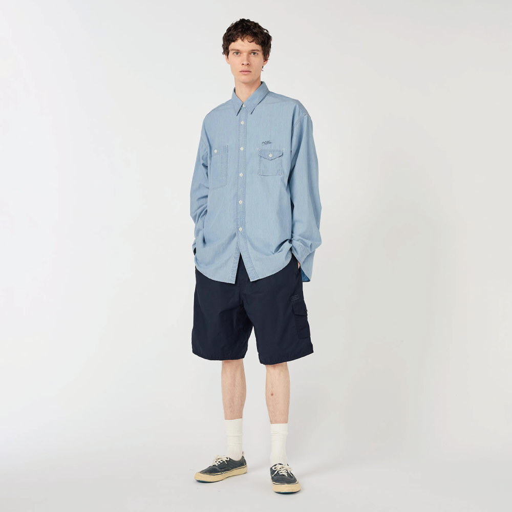 寬版襯衫 Regular Collar Chambray Shirt