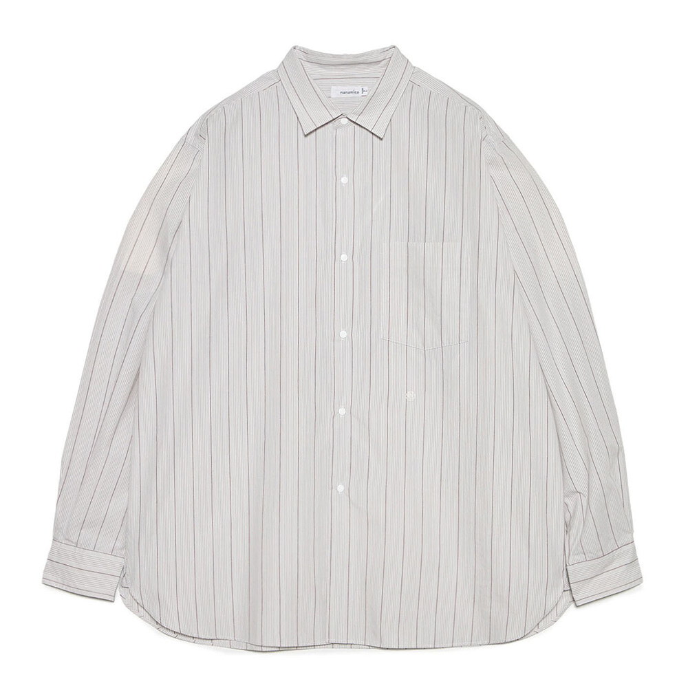 條紋襯衫 Regular Collar Stripe Wind Shirt