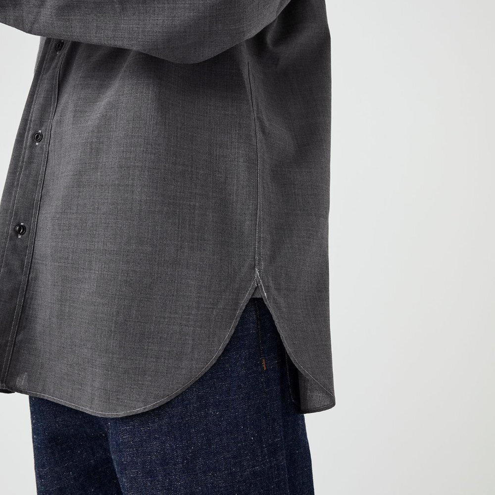 寬版口袋襯衫 Polyester Wool Field Shirt