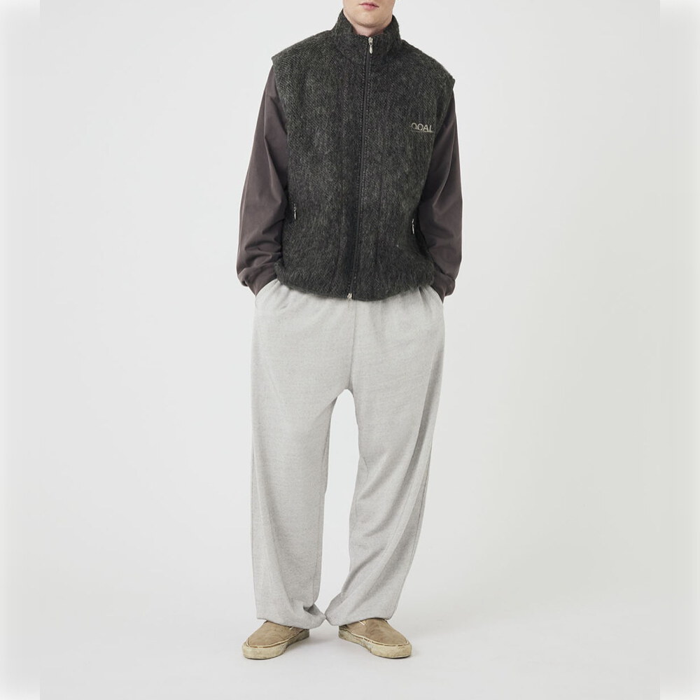 馬海毛拉鍊背心 OOAL Zip Up Mohair Vest