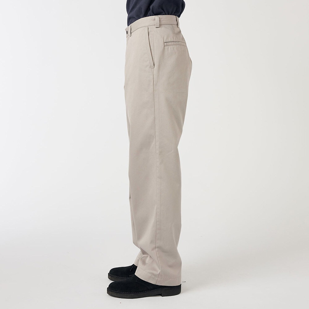 寬版直筒斜紋褲 Wide Straight Chino Pants