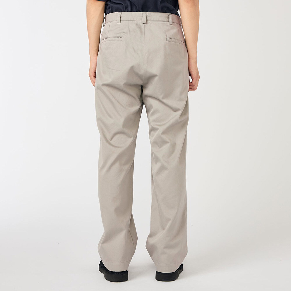 寬版直筒斜紋褲 Wide Straight Chino Pants