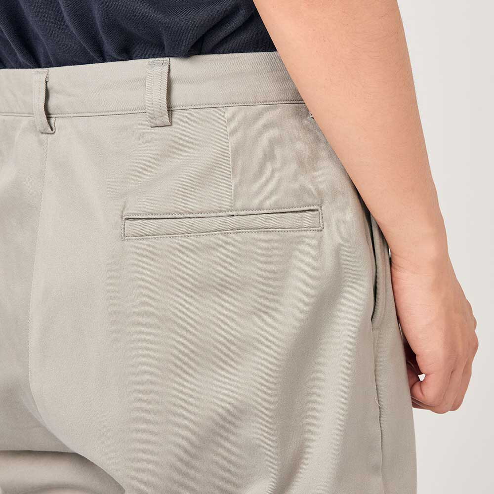 寬版直筒斜紋褲 Wide Straight Chino Pants