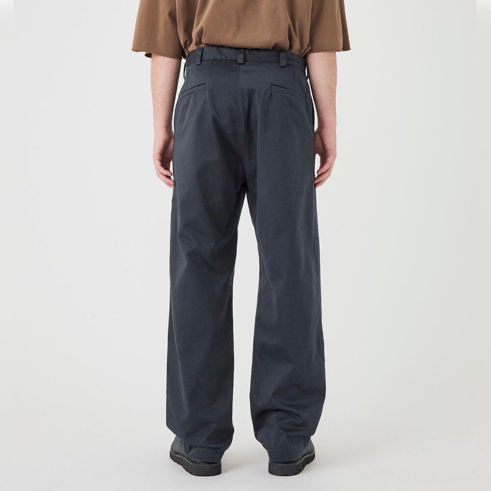 寬版直筒斜紋褲 Wide Straight Chino Pants