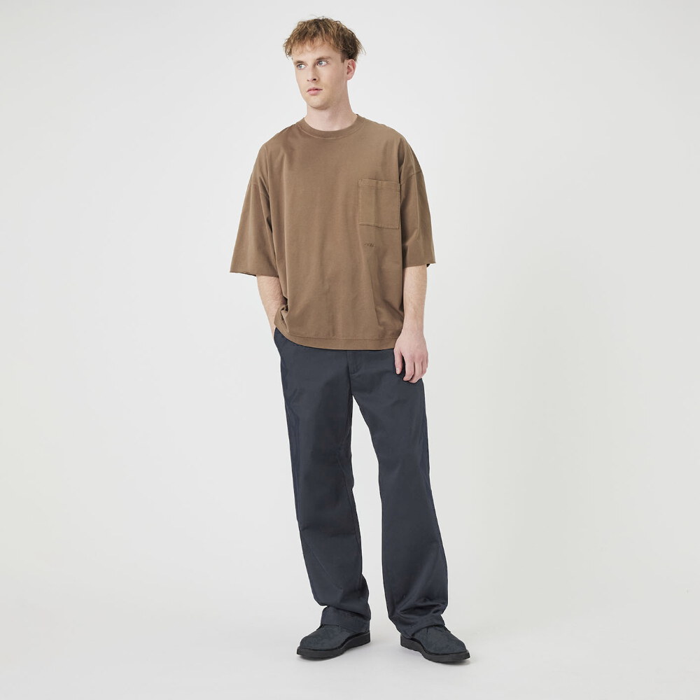 寬版直筒斜紋褲 Wide Straight Chino Pants