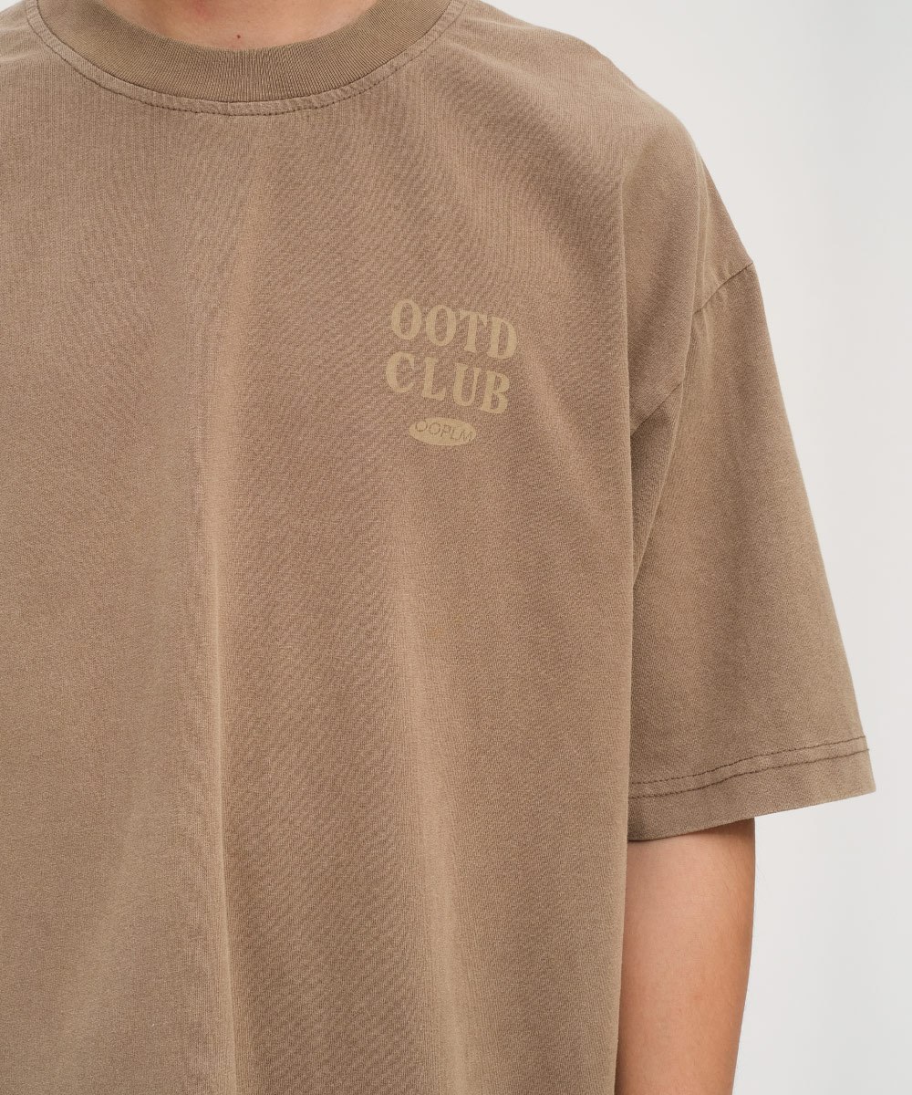 OOTD CLUB水洗感圖TEE