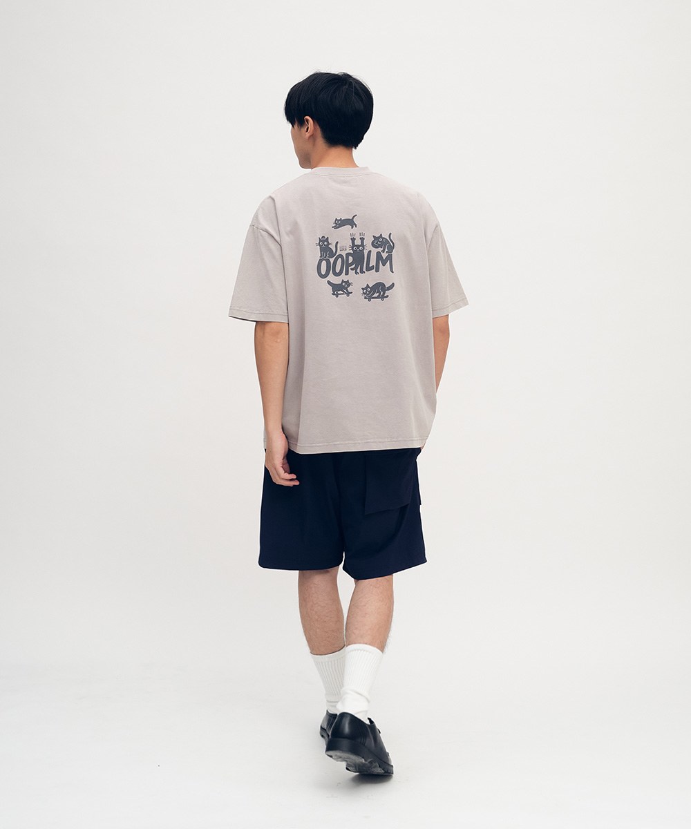 貓貓派對水洗TEE