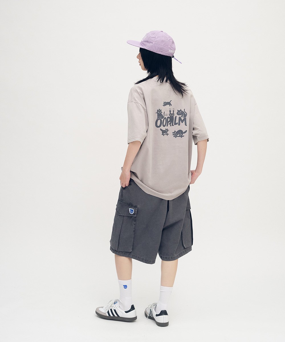 貓貓派對水洗TEE