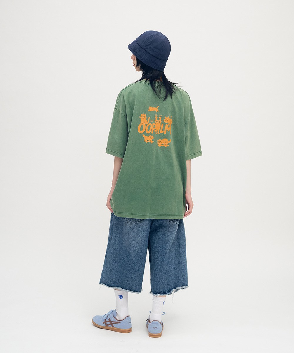 貓貓派對水洗TEE