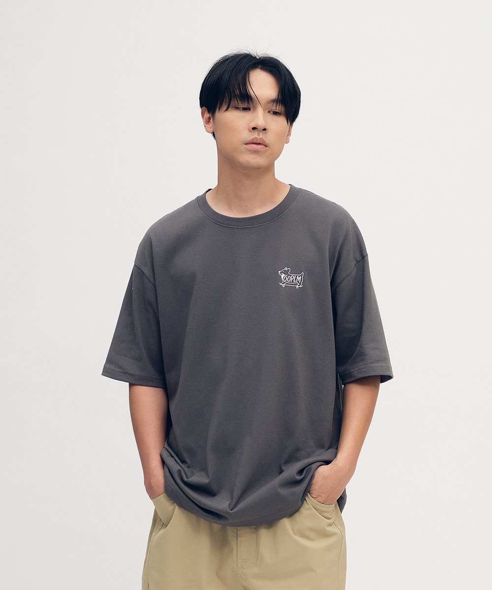 柯基狗狗滑板TEE