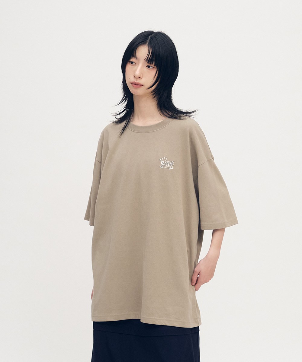 柯基狗狗滑板TEE