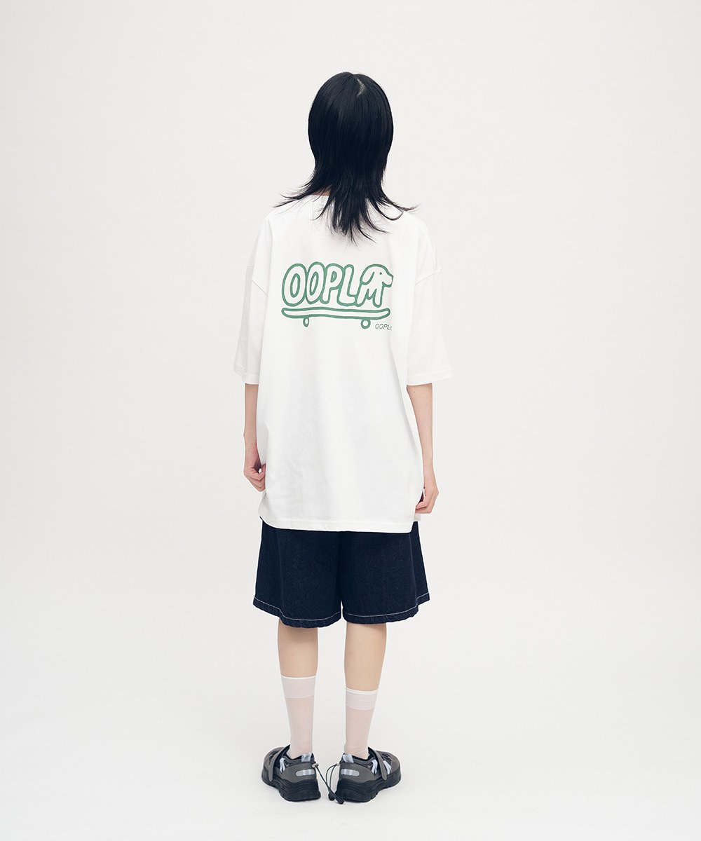 臘腸狗狗滑板TEE