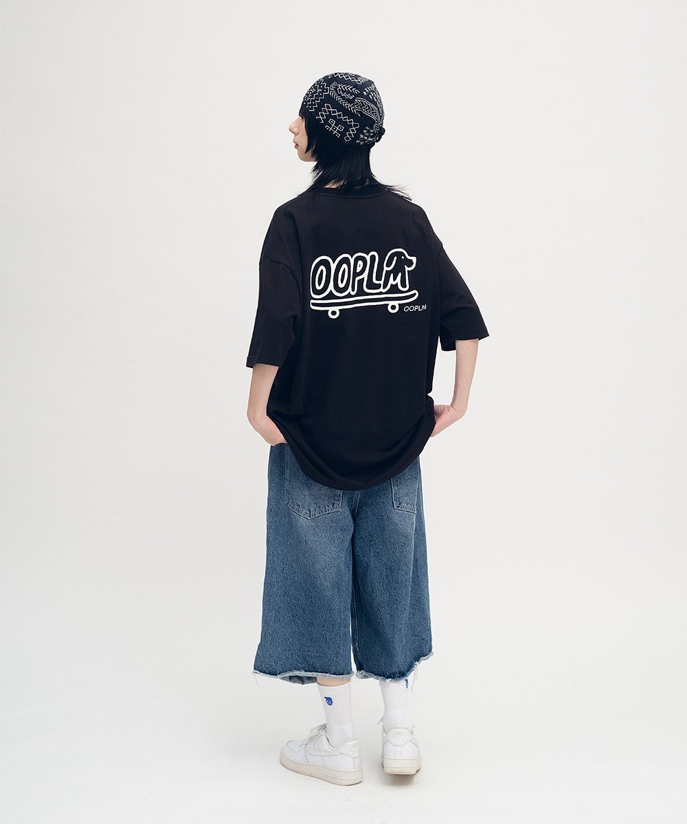 臘腸狗狗滑板TEE