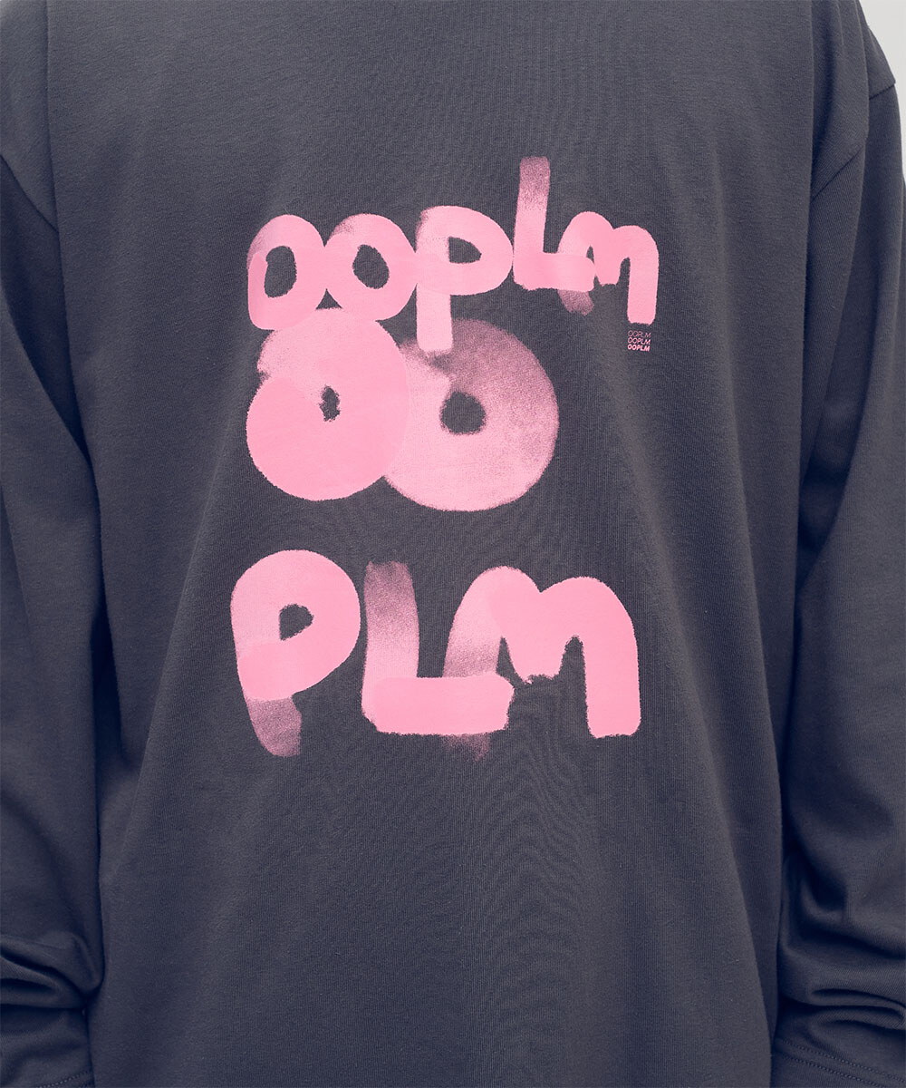 漸變層疊LOGO長TEE