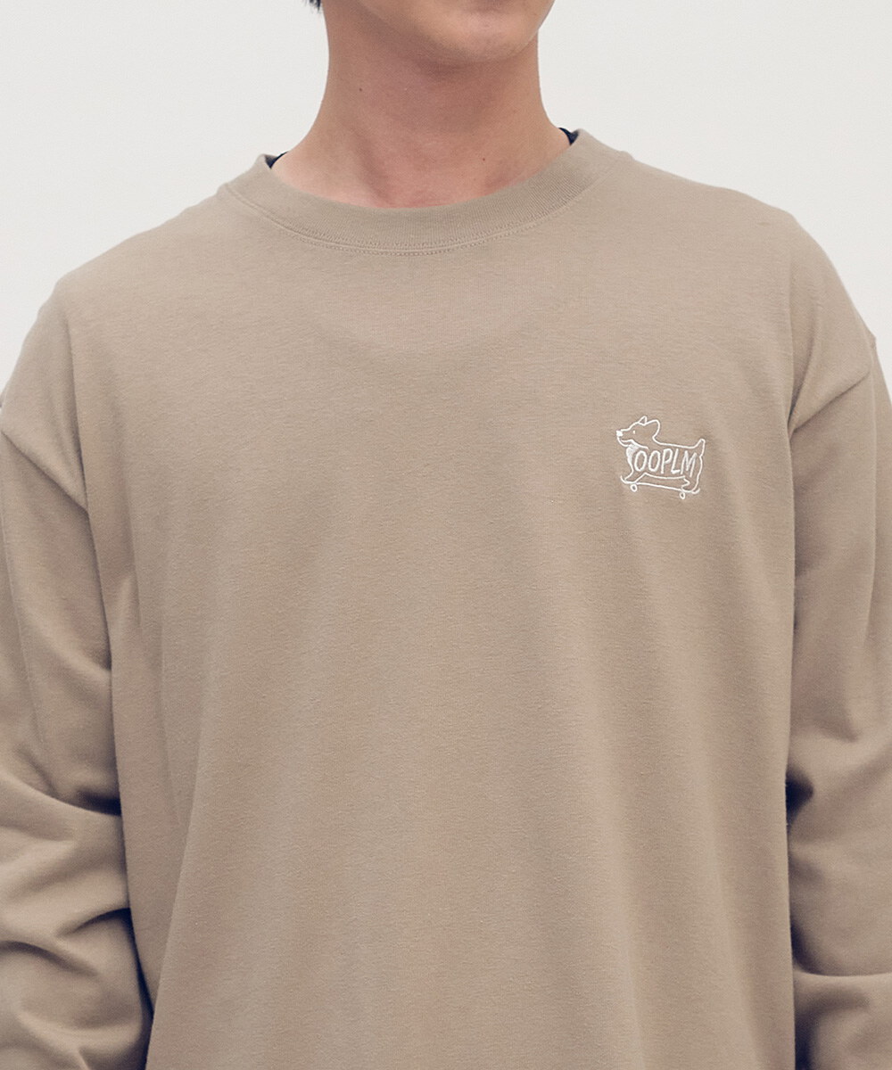 柯基狗狗滑板長TEE