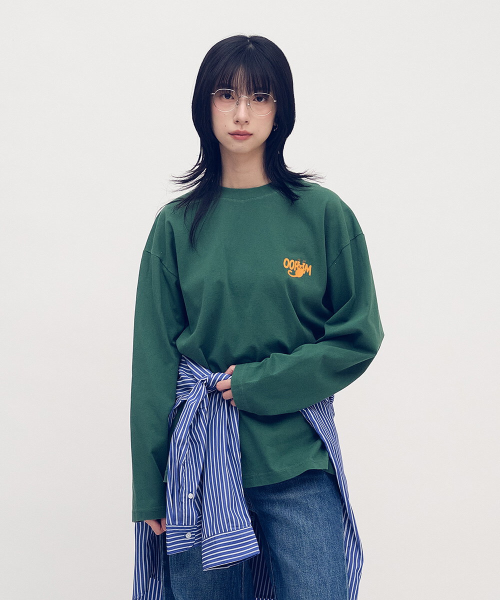 貓貓派對水洗長TEE