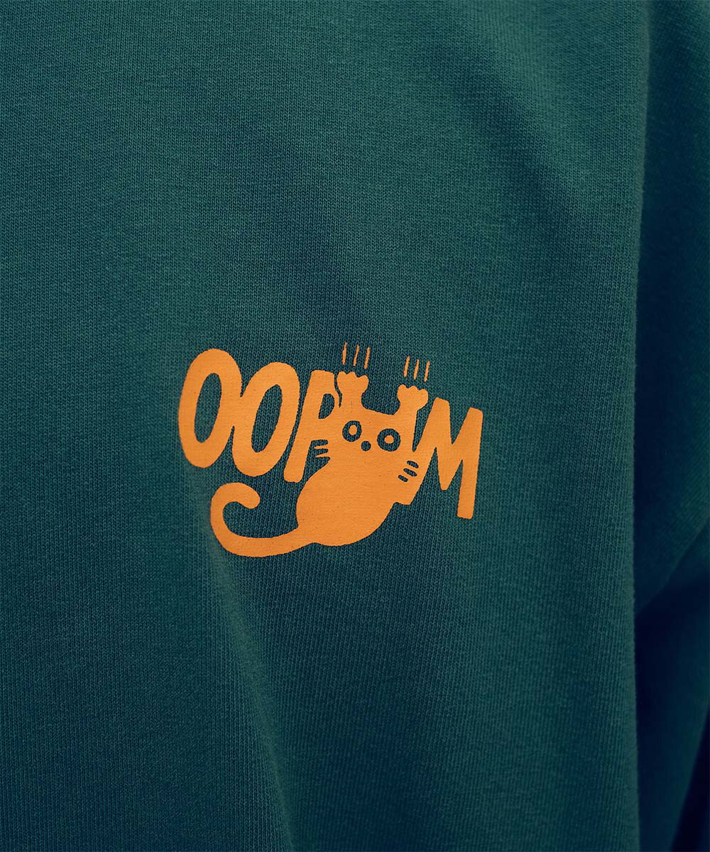 貓貓派對水洗長TEE