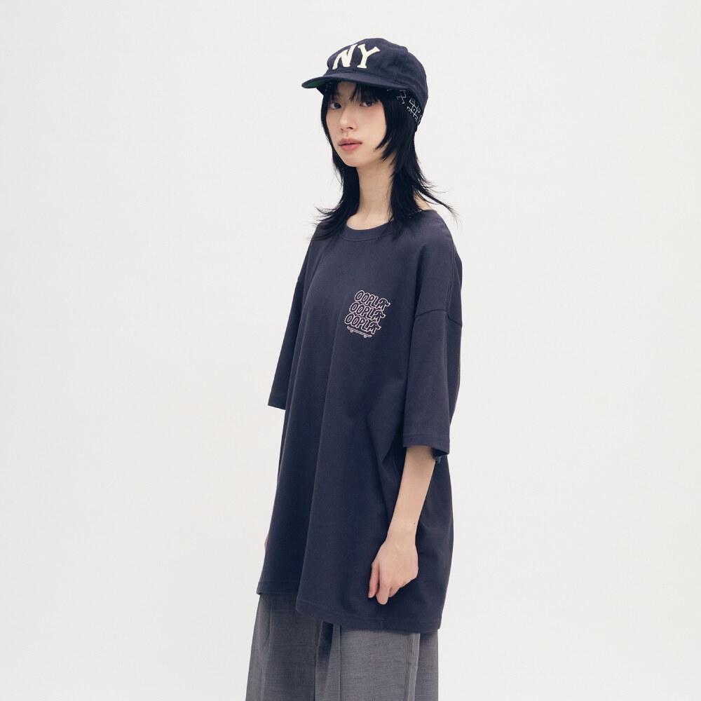 臘腸狗狗滑板短TEE