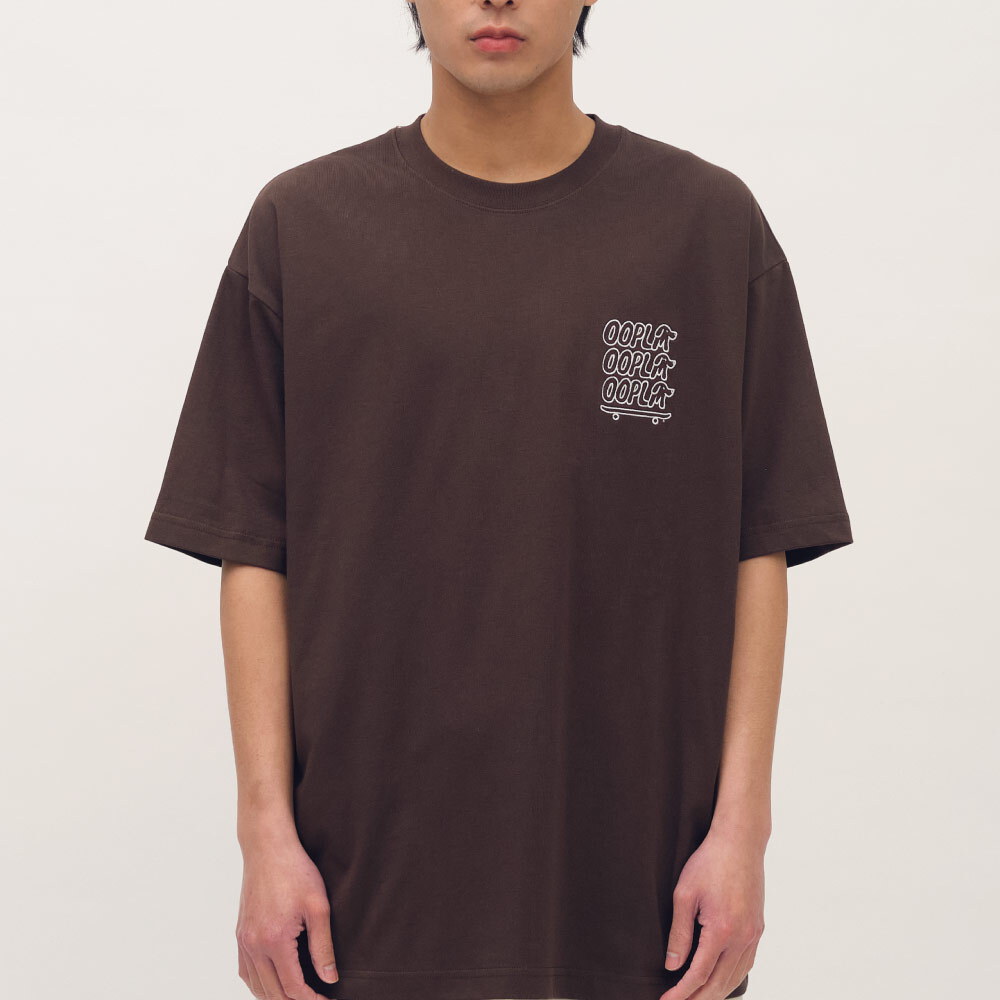 臘腸狗狗滑板短TEE