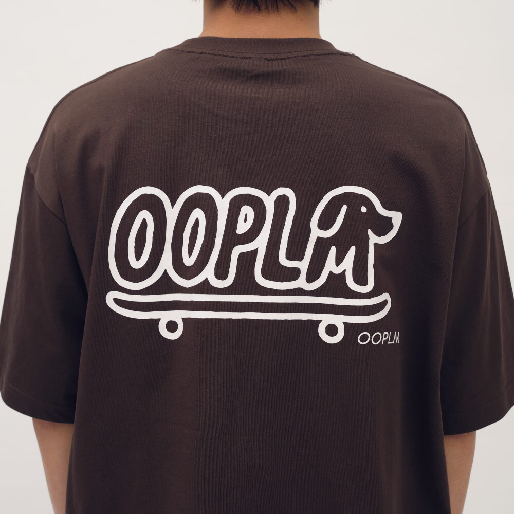 臘腸狗狗滑板短TEE