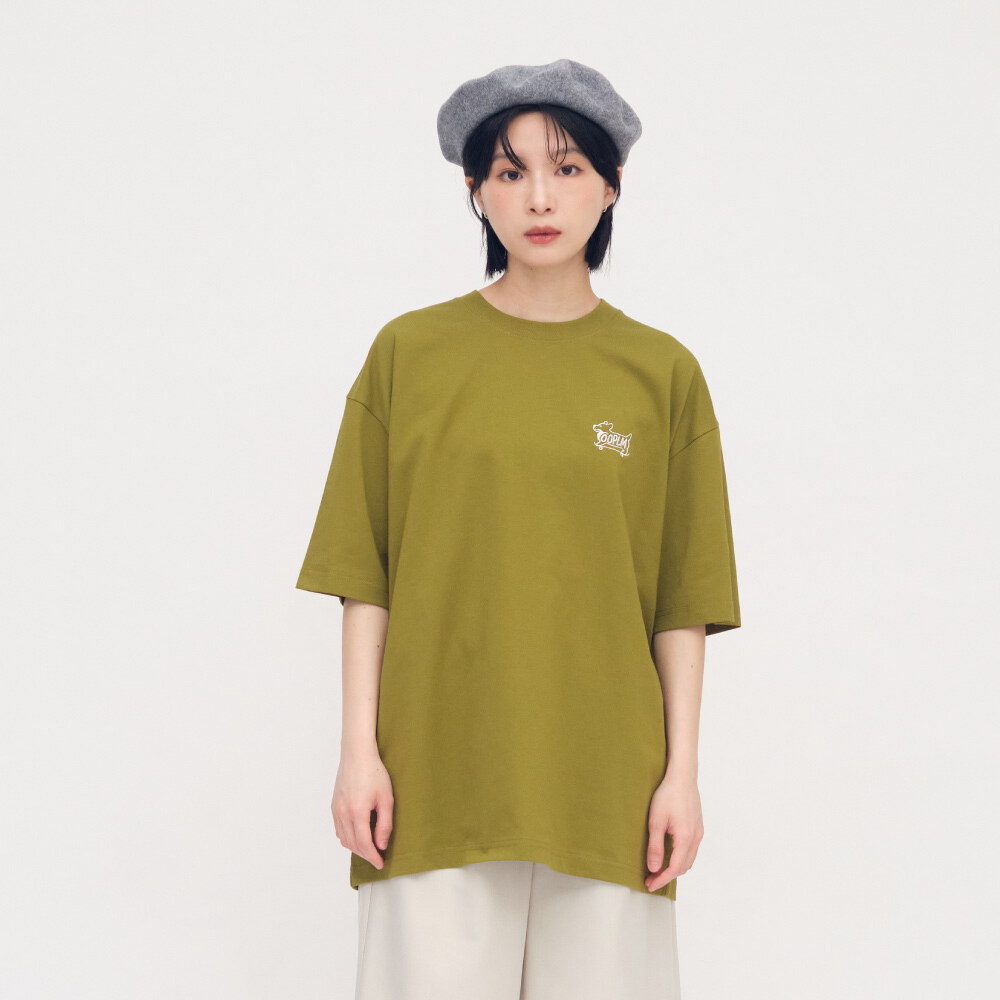 柯基狗狗滑板短TEE