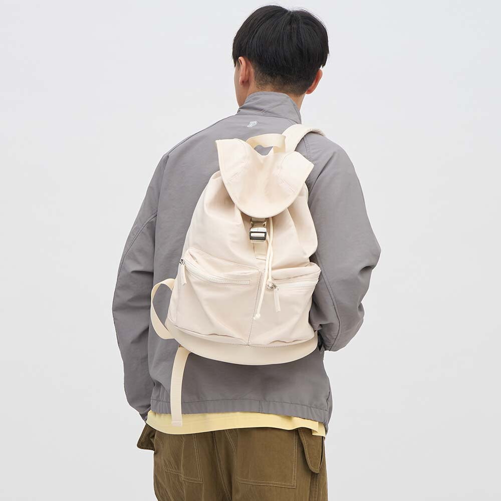 尼龍束口大口袋後背包