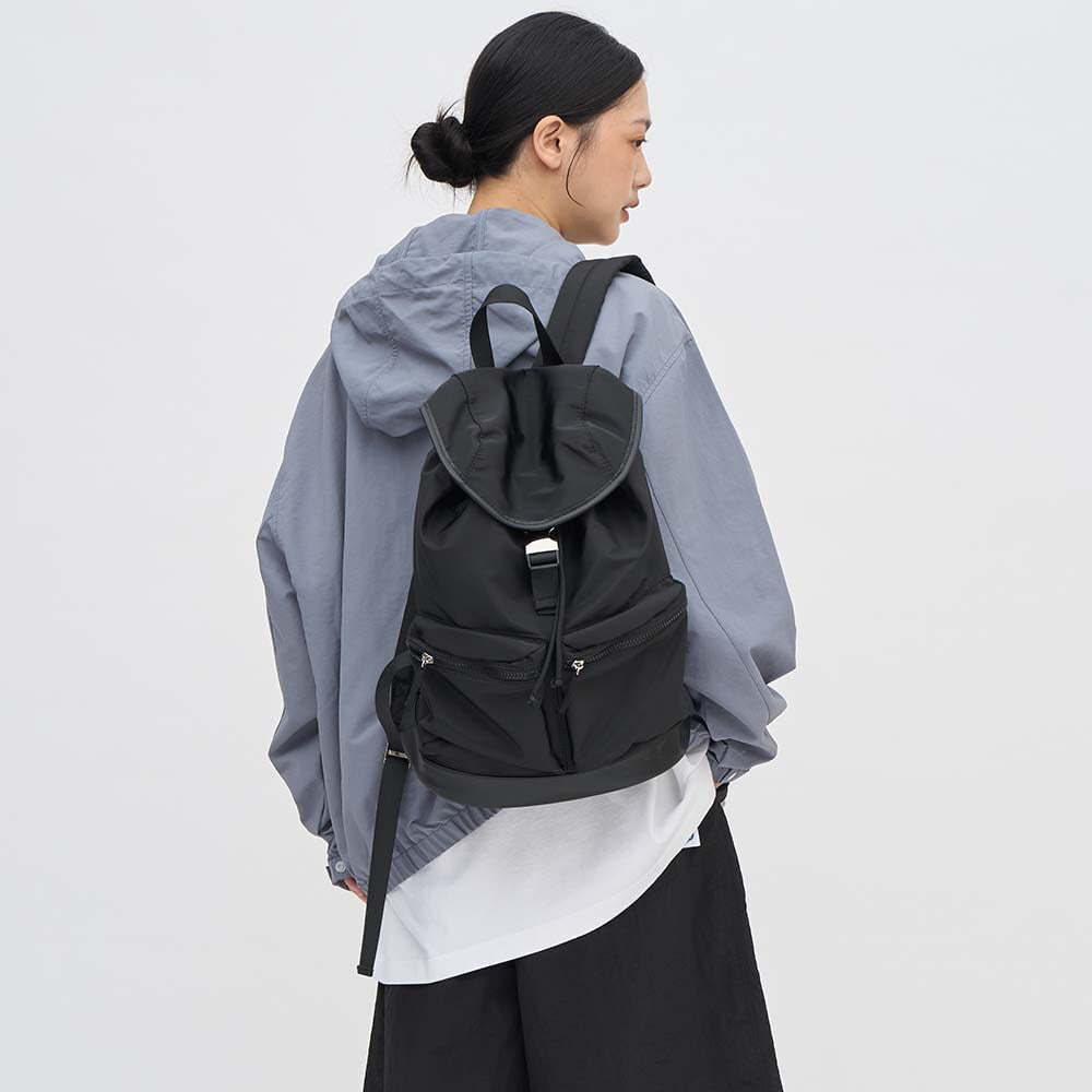 尼龍束口大口袋後背包